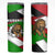 Burundi - Roaring Lion Skinny Tumbler with National Flag Colors