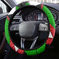 Burundi - Roaring Lion Steering Wheel Cover with National Flag Colors