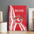 Belarus Canvas Wall Art with National Emblem and Traditional Pattern Red