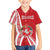 Belarus Family Matching Summer Maxi Dress and Hawaiian Shirt with National Emblem and Traditional Pattern Red
