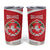 Belarus Tumbler Cup with National Emblem and Traditional Pattern Red