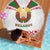 Belarus National Emblem Beach Blanket with Folk Pattern White Green Red Sweatshirt