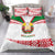 Belarus National Emblem Bedding Set with Folk Pattern White Green Red Sweatshirt
