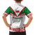 Belarus National Emblem Family Matching Short Sleeve Bodycon Dress and Hawaiian Shirt with Folk Pattern White Green Red Sweatshirt