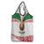 Belarus National Emblem Grocery Bag with Folk Pattern White Green Red Sweatshirt