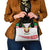 Belarus National Emblem Shoulder Handbag with Folk Pattern White Green Red Sweatshirt