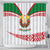 Belarus National Emblem Shower Curtain with Folk Pattern White Green Red Sweatshirt