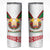 Belarus National Emblem Skinny Tumbler with Folk Pattern White Green Red Sweatshirt