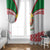 Belarus National Emblem Window Curtain with Folk Pattern White Green Red Sweatshirt