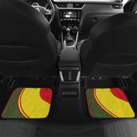 Belarus Pahonia Knight Crest Car Mats with Red Green Yellow Folk Pattern Design