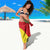 Belarus Pahonia Knight Crest Sarong with Red Green Yellow Folk Pattern Design