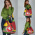 Belarus Red and Yellow National Crest Grocery Bag with Pahonia Knight and Folk Motif Design