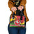 Belarus Red and Yellow National Crest Shoulder Handbag with Pahonia Knight and Folk Motif Design