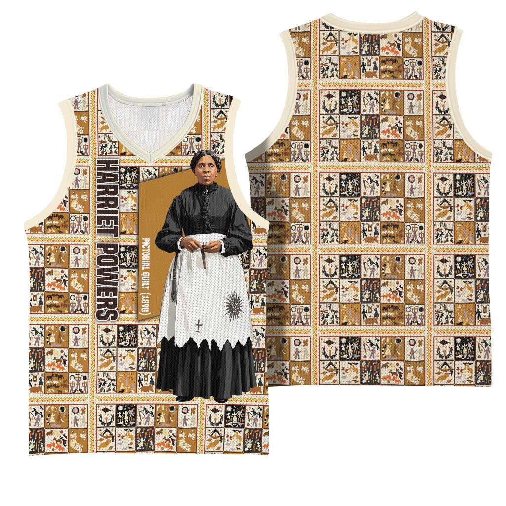 Harriet Powers 1898 Bible Quilt Basketball Jersey African American Folk Art