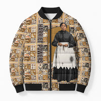 Harriet Powers 1898 Bible Quilt Bomber Puffer Jacket African American Folk Art