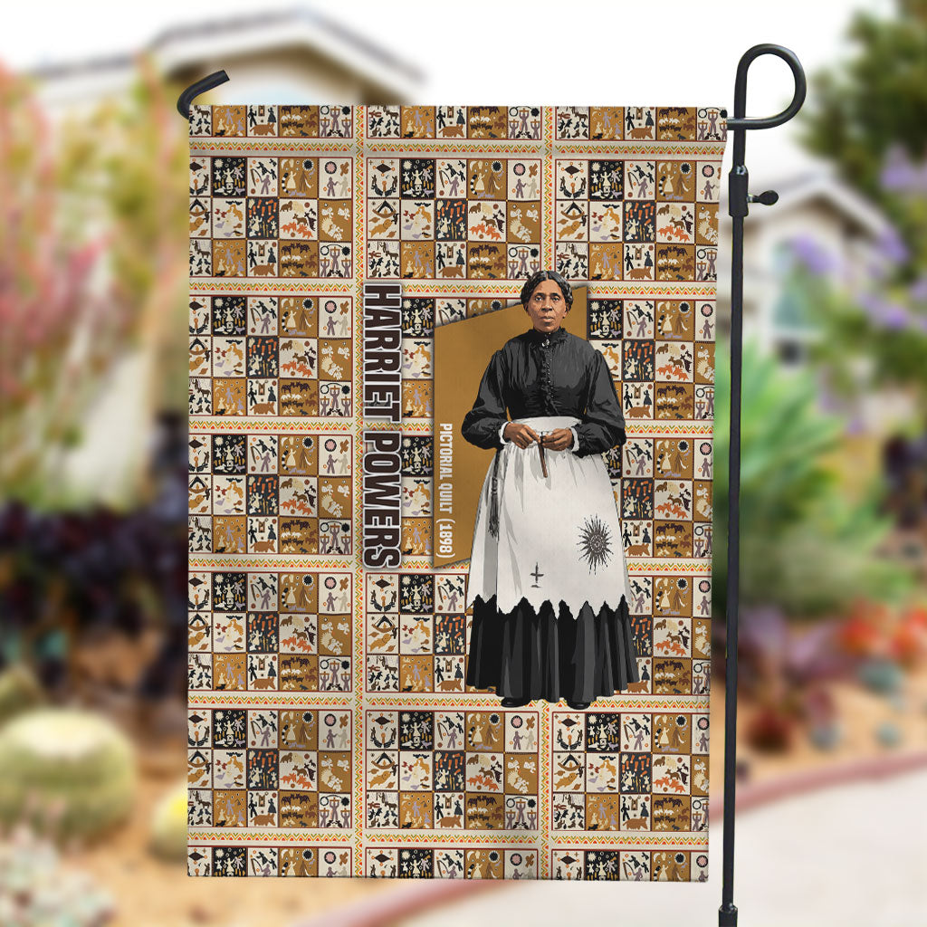 Harriet Powers 1898 Bible Quilt Garden Flag African American Folk Art