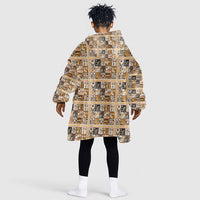 Harriet Powers 1898 Bible Quilt Kid Wearable Blanket Hoodie African American Folk Art