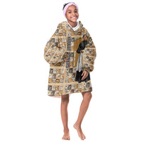 Harriet Powers 1898 Bible Quilt Kid Wearable Blanket Hoodie African American Folk Art