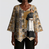 Harriet Powers 1898 Bible Quilt Kimono Sleeve Blouse African American Folk Art