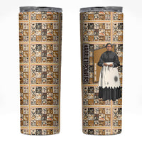Harriet Powers 1898 Bible Quilt Skinny Tumbler African American Folk Art