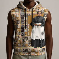 Harriet Powers 1898 Bible Quilt Sleeveless Hoodie African American Folk Art