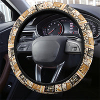 Harriet Powers 1898 Bible Quilt Steering Wheel Cover African American Folk Art