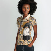 Harriet Powers 1898 Bible Quilt Women Polo Shirt African American Folk Art