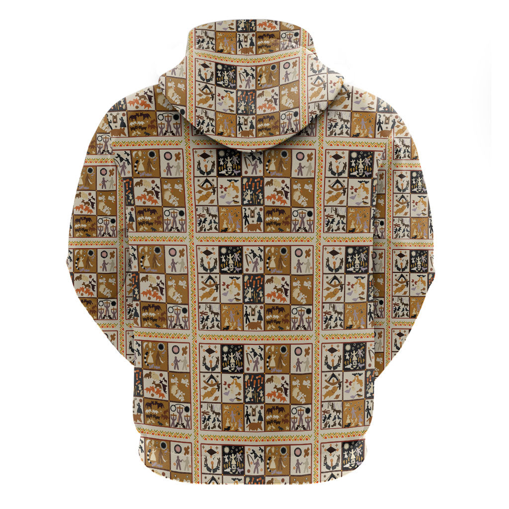 Harriet Powers 1898 Bible Quilt Zip Hoodie African American Folk Art