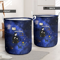Harriet Powers Laundry Basket African American History - Galaxy Celestial Starry Night - Folk Art Quilter