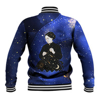 Harriet Powers Baseball Jacket African American History - Galaxy Celestial Starry Night - Folk Art Quilter