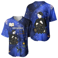 Harriet Powers Baseball Jersey African American History - Galaxy Celestial Starry Night - Folk Art Quilter