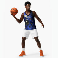 Harriet Powers Basketball Jersey African American History - Galaxy Celestial Starry Night - Folk Art Quilter