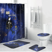 Harriet Powers Bathroom Set African American History - Galaxy Celestial Starry Night - Folk Art Quilter
