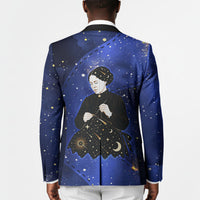 Harriet Powers Blazer African American History - Galaxy Celestial Starry Night - Folk Art Quilter