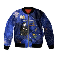 Harriet Powers Bomber Jacket African American History - Galaxy Celestial Starry Night - Folk Art Quilter
