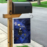 Harriet Powers Garden Flag African American History - Galaxy Celestial Starry Night - Folk Art Quilter