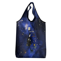 Harriet Powers Grocery Bag African American History - Galaxy Celestial Starry Night - Folk Art Quilter