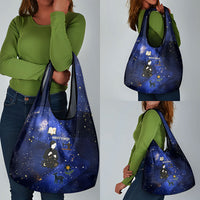 Harriet Powers Grocery Bag African American History - Galaxy Celestial Starry Night - Folk Art Quilter