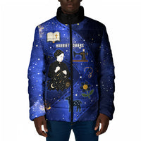 Harriet Powers Padded Jacket African American History - Galaxy Celestial Starry Night - Folk Art Quilter