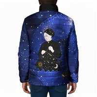 Harriet Powers Padded Jacket African American History - Galaxy Celestial Starry Night - Folk Art Quilter