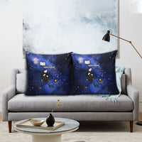 Harriet Powers Pillow Cover African American History - Galaxy Celestial Starry Night - Folk Art Quilter