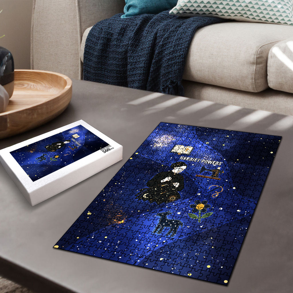 Harriet Powers Puzzle African American History - Galaxy Celestial Starry Night - Folk Art Quilter