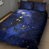 Harriet Powers Quilt Bed Set African American History - Galaxy Celestial Starry Night - Folk Art Quilter