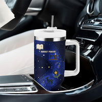Harriet Powers Tumbler With Handle African American History - Galaxy Celestial Starry Night - Folk Art Quilter