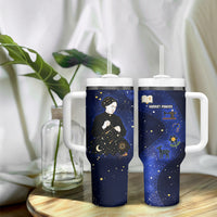 Harriet Powers Tumbler With Handle African American History - Galaxy Celestial Starry Night - Folk Art Quilter