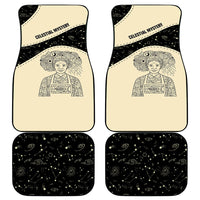 Harriet Powers Celestial Mystery Car Mats Vintage Line Art - African American Folk Quilt Pattern
