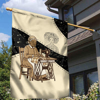 Harriet Powers Celestial Mystery Garden Flag Vintage Line Art - African American Folk Quilt Pattern