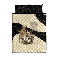 Harriet Powers Celestial Mystery Quilt Bed Set Vintage Line Art - African American Folk Quilt Pattern