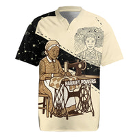 Harriet Powers Celestial Mystery Rugby Jersey Vintage Line Art - African American Folk Quilt Pattern
