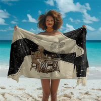 Harriet Powers Celestial Mystery Sarong Vintage Line Art - African American Folk Quilt Pattern
